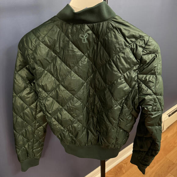 TNA League Jacket, Forest Green, Womens Small - Picture 3 of 6